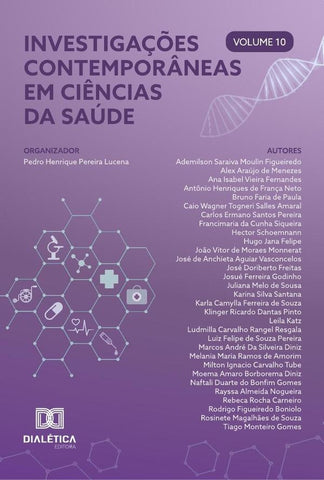 Investigações contemporâneas em Ciências da Saúde - Volume 10 | Pedro Henrique Pereira Lucena