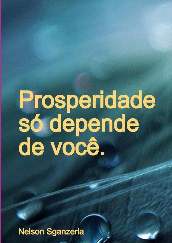 Prosperidade Só Depende De Você. | Nelson Sganzerla