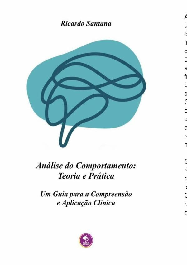 Análise Do Comportamento: Teoria E Prática | Ricardo Santana