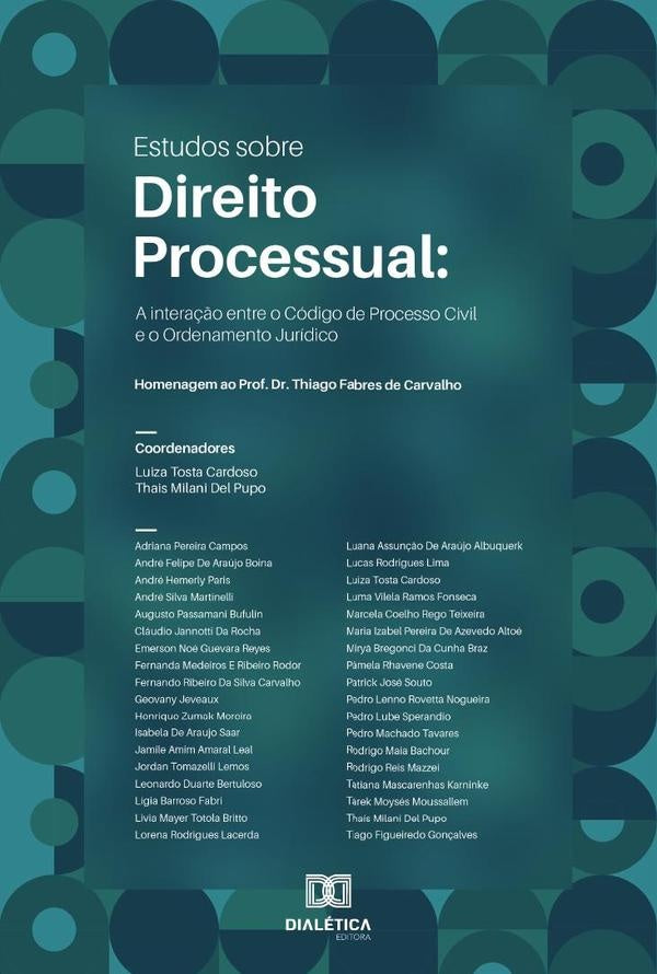 Estudos sobre Direito Processual | Milani Del Pupo, Tosta Cardoso