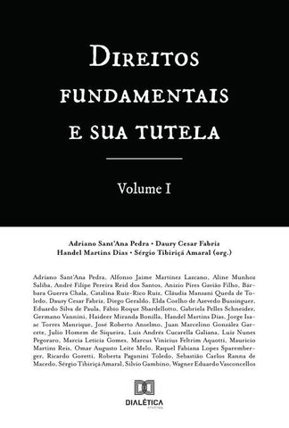 Direitos fundamentais e sua tutela - Volume 1 | Daury Cesar Fa SantAna Pedra