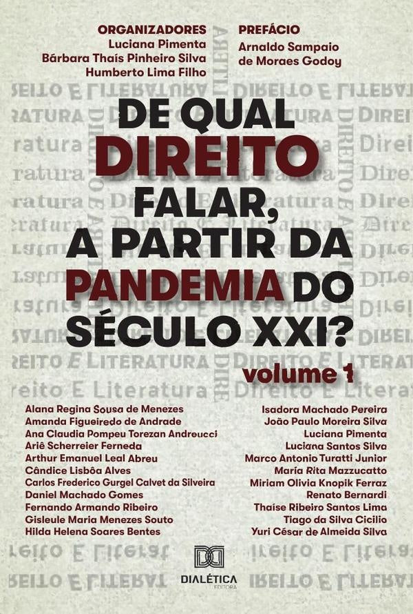 De qual direito falar, a partir da pandemia do século XXI? (Volume 1) | Bárbara Thaís Pinheir Pimenta
