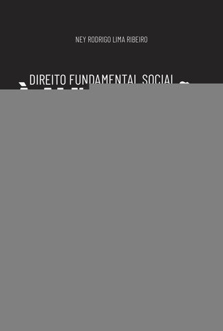 Direito Fundamental Social à Alimentação | Ney Rodrigo Lima Ribeiro