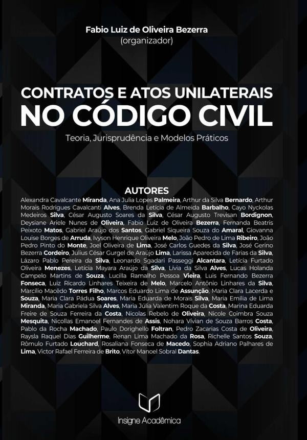 Contratos E Atos Unilaterais No Código Civil | Fabio Luiz De Oliveira Bezerra