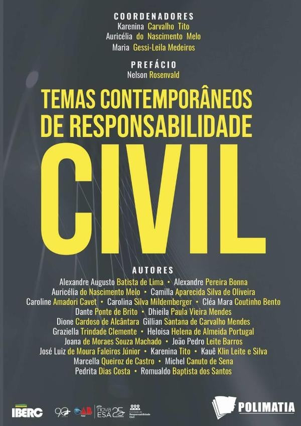 Temas Contemporâneos De Responsabilidade Civil | Carvalho Tito, Auricélia Do Nascimento Melo y ...