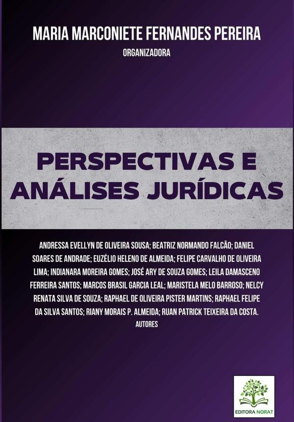 Perspectivas E Análises Jurídicas | Maria Marconiete Fernandes Pereira