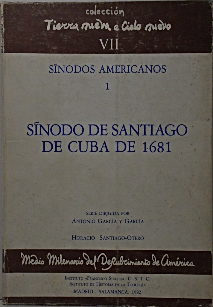SINODOS AMERICANOS 1.. | Vários, García y García