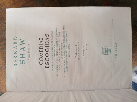 COMEDIAS ESCOGIDAS  | G. BERNARD SHAW