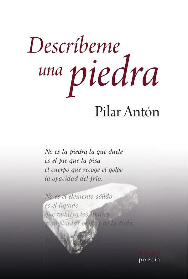 Descríbeme una piedra | Pilar Antón