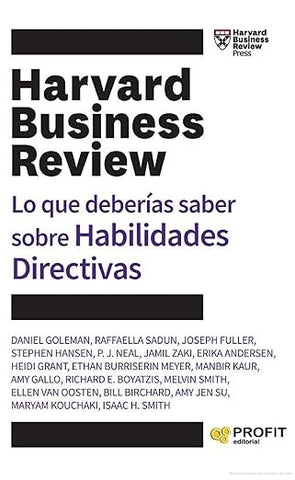 Lo que deberías saber sobre Habilidades Directivas | Business Review Harvard