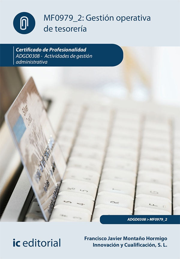 Gestión operativa de tesorería. ADGD0308 - Actividades de gestión administrativa | Innovación y Cualificación S. L., Montaño Hormigo