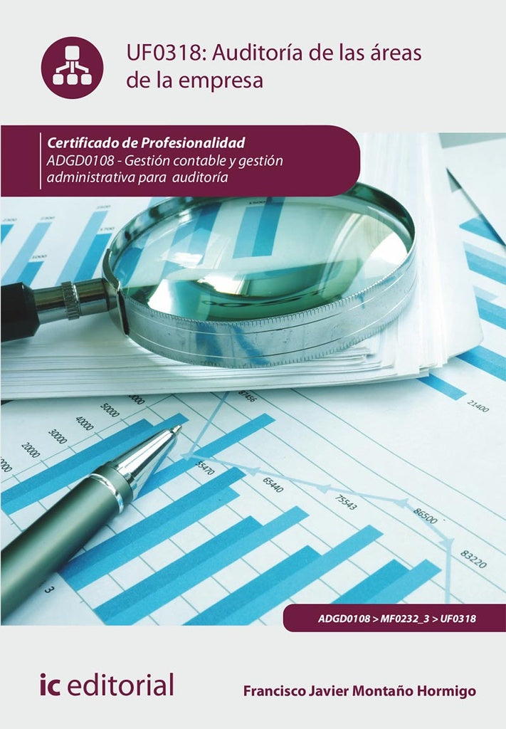 Auditoría de las áreas de la empresa. ADGD0108 - Gestión contable y gestión administrativa para audi | Francisco Javier Montaño Hormigo