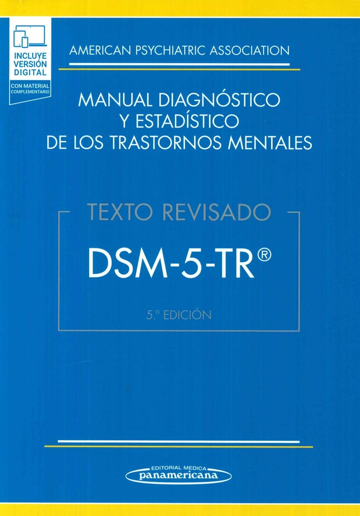 DSM-5-TR MANUAL DIAGNÓSTICO ... | AMERICAN PSYCHIATRIC ASSOCIATION
