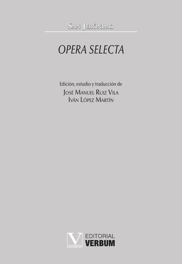 Opera selecta | San Jerónimo