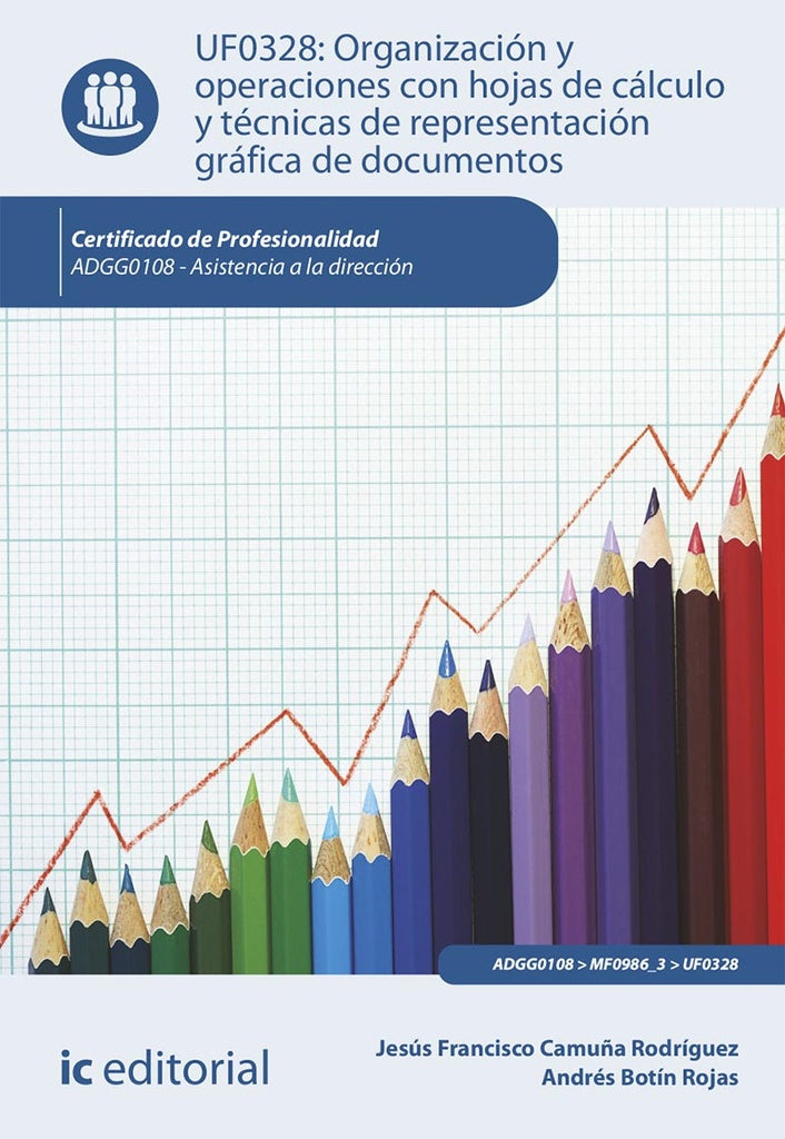 Organización y operaciones con hojas de cálculo y técnicas de representación gráfica de documentos.  | Camuña Rodríguez, Botín Rojas