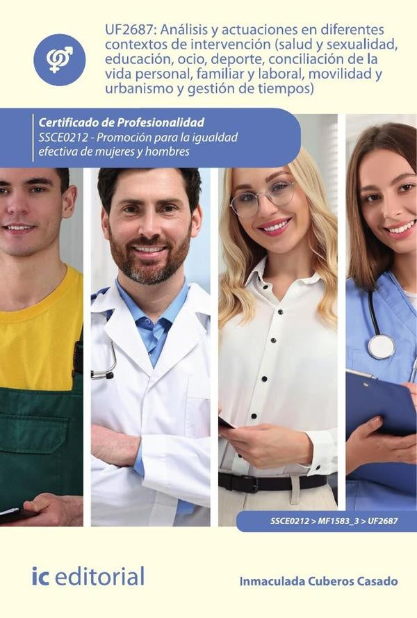 Análisis y actuaciones en diferentes contextos de intervención (salud y sexualidad, educación, ocio, | Inmaculada Cuberos Casado