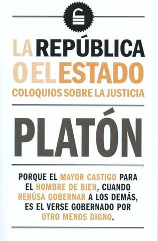 REPUBLICA O EL ESTADO, LA | Platon