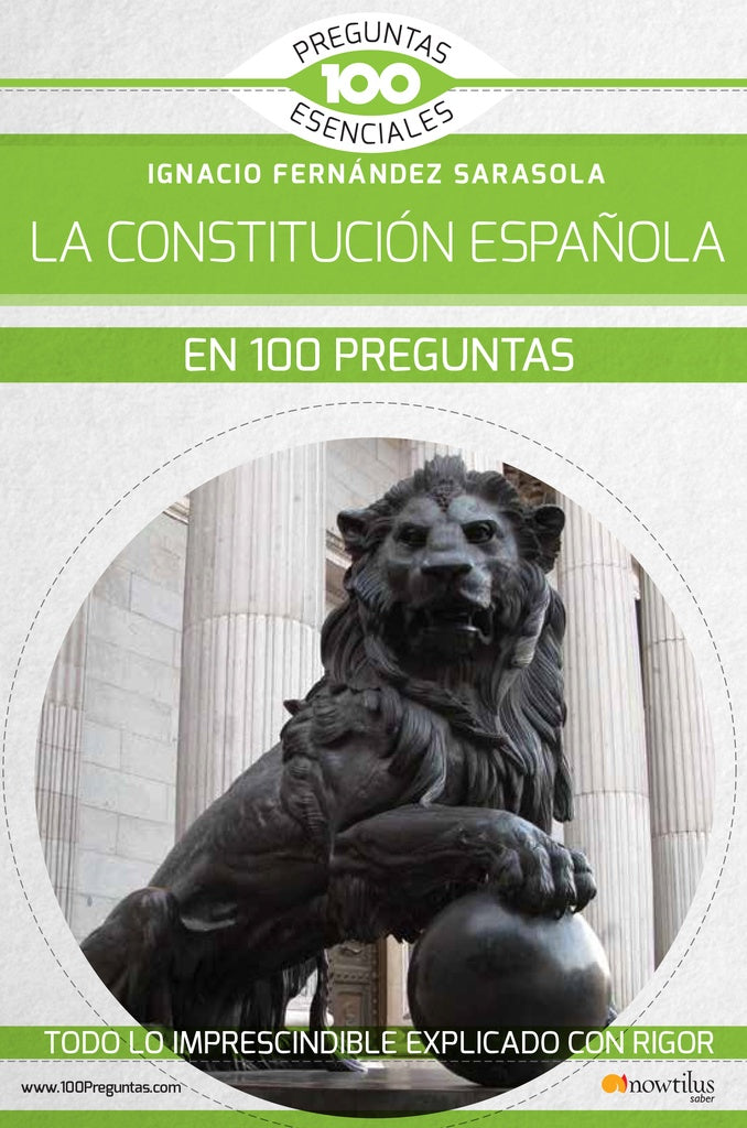 La Constitución española en 100 preguntas | Ignacio  Fernández Sarasola