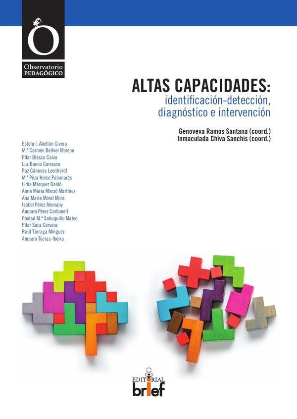 Altas capacidades: identificación-detección, diagnóstico e intervención | RAMOS SANTANA, CHIVA SANCHIS y otros