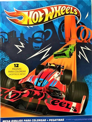 MEGA DIBUJOS COLORAR HOT WHEELS | VACIO