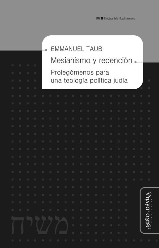 Mesianismo y redención. | Emmanuel  Taub