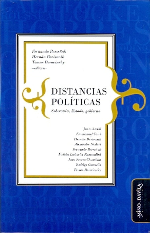 Distancias políticas. Soberanía, Estado, gobierno | Borovinsky, Beresñak y otros