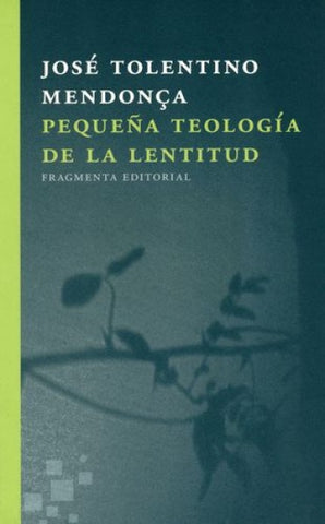 PEQUEÑA TEOLOGÍA DE LA LENTITUD |  José  Tolentino Mendonça