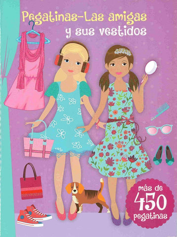 PEGATINAS - LAS AMIGAS Y SUS VESTIDOS