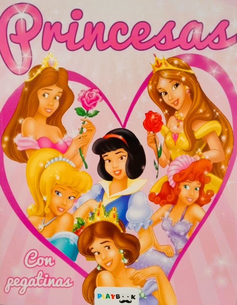 PRINCESAS CON PEGATINAS..