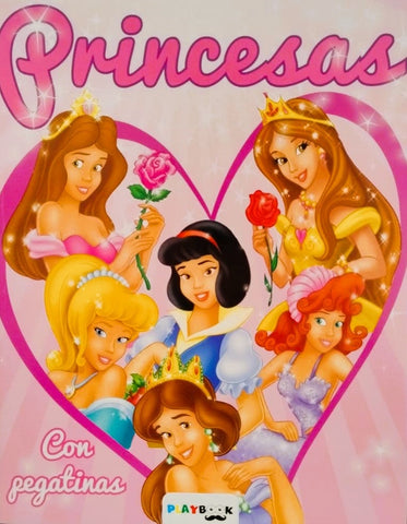 PRINCESAS CON PEGATINAS..