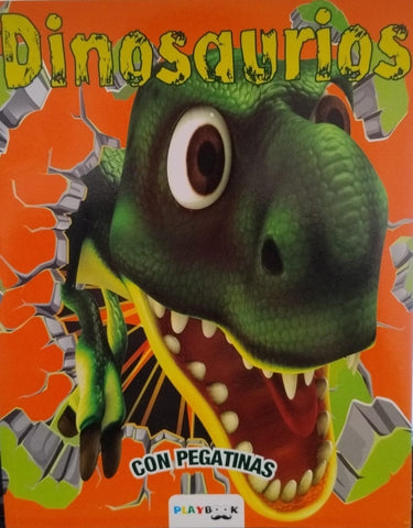 DINOSAURIOS CON PEGATINAS..