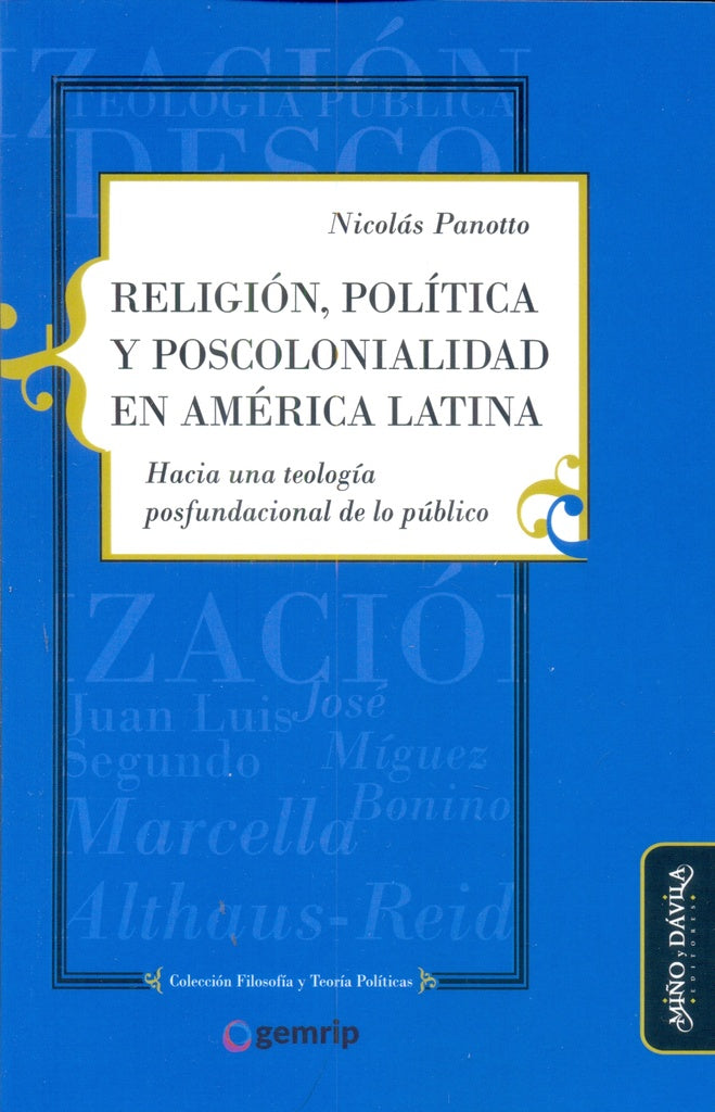 Religión, política y poscolonialidad en América Latina. | Nicolás Panotto