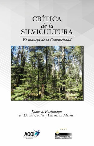 Crítica de la silvicultura | Cristóbal G. Aguirre-Calderón, Klaus J. Puettm...