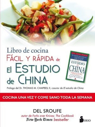 LIBRO DE COCINA FACIL Y RAPIDA DE EL ESTUDIO DE CHINA | DEL SROUFE