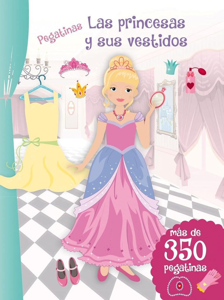 LAS PRINCESAS Y SUS VESTIDOS (PEGATINAS)..