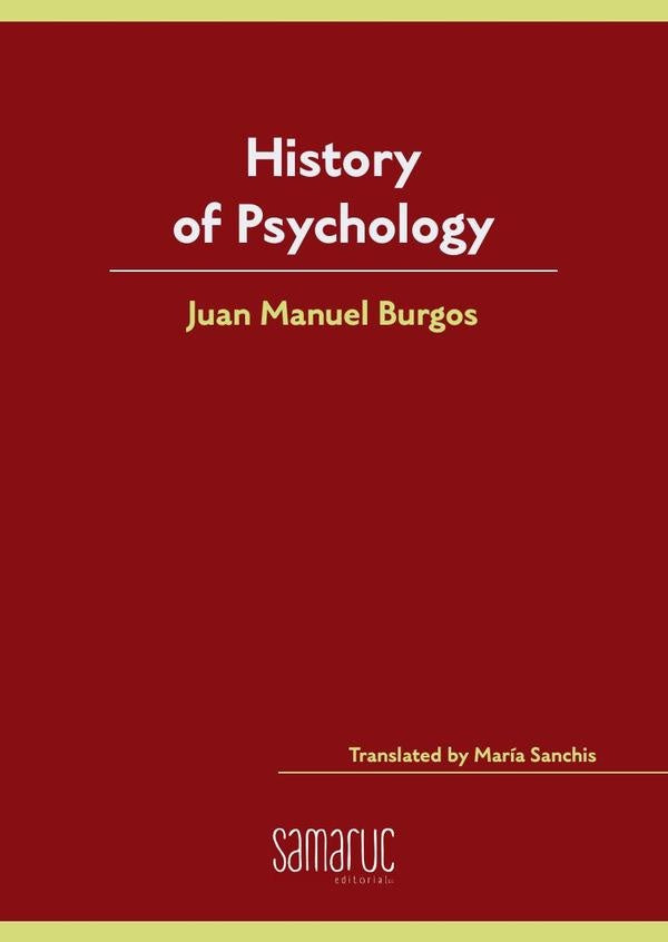 History of Psychology | Juan Manuel Burgos