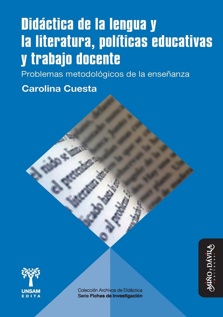 Didáctica de la lengua y la literatura, políticas educativas y trabajo docente | Carolina Cuesta