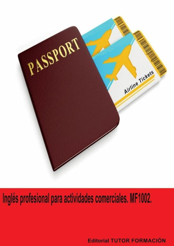 Inglés profesional para actividades comerciales. MF1002. | Esther Morate Béjar