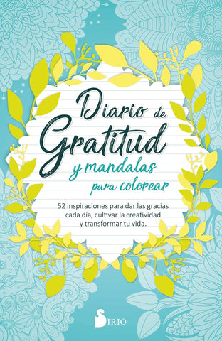 Diario de  gratitud y mandalas