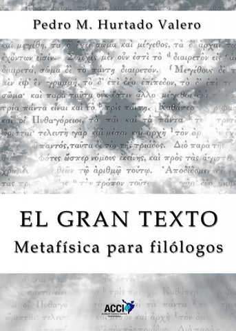 El Gran Texto | Pedro M. Hurtado Valero