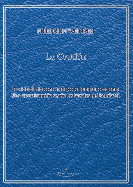 La Oración | Weinreb, Esther