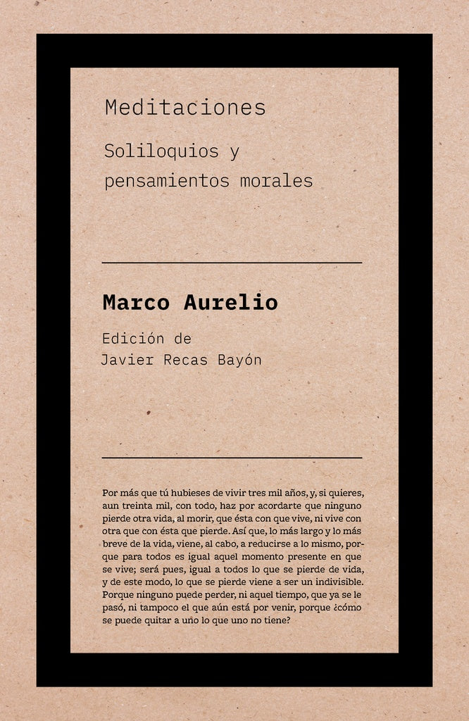 MEDITACIONES.. | Marco Aurelio