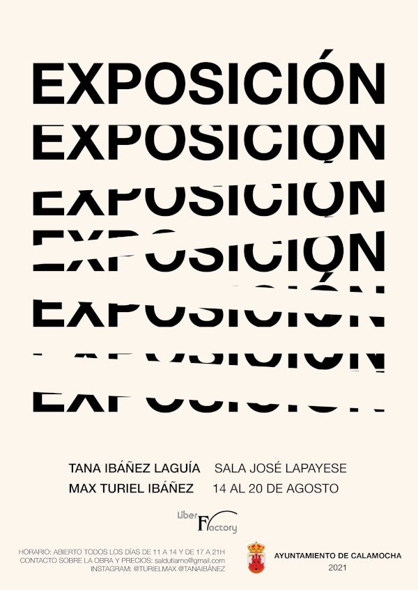 Exposición de pintura en la Sala José Lapayese de Calamocha | Turiel, Ibáñez Laguía