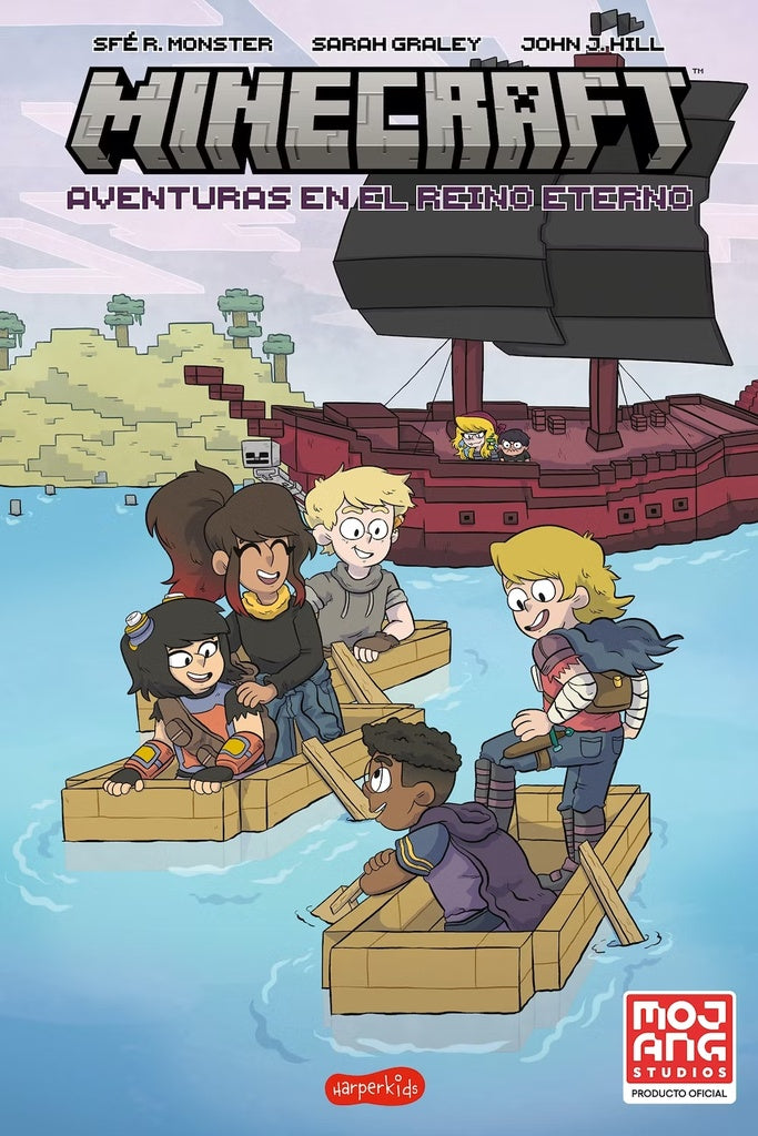 MINECRAFT OFICIAL AVENTURAS EN EL REINO ETERNO (COMIC) | SFE R.  MONSTER