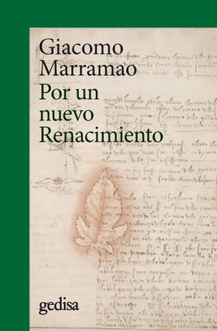 POR UN NUEVO RENACIMIENTO.. | Giacomo Marramao