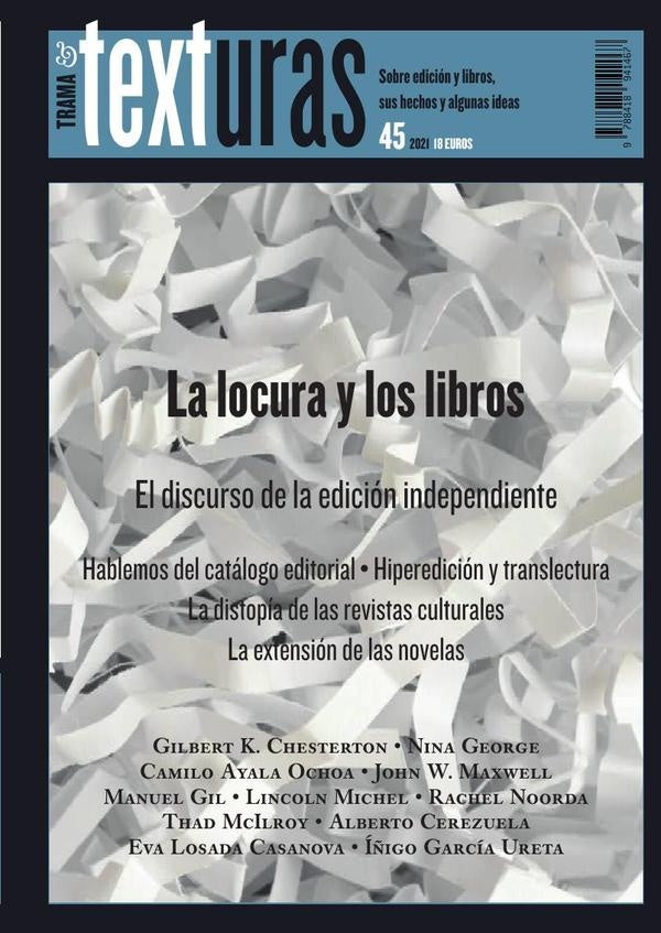 Texturas 45: La locura y los libros | Varios Autores