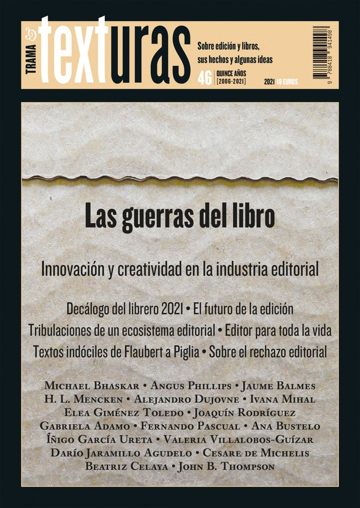 Texturas 46: Las guerras del libro | Varios Autores