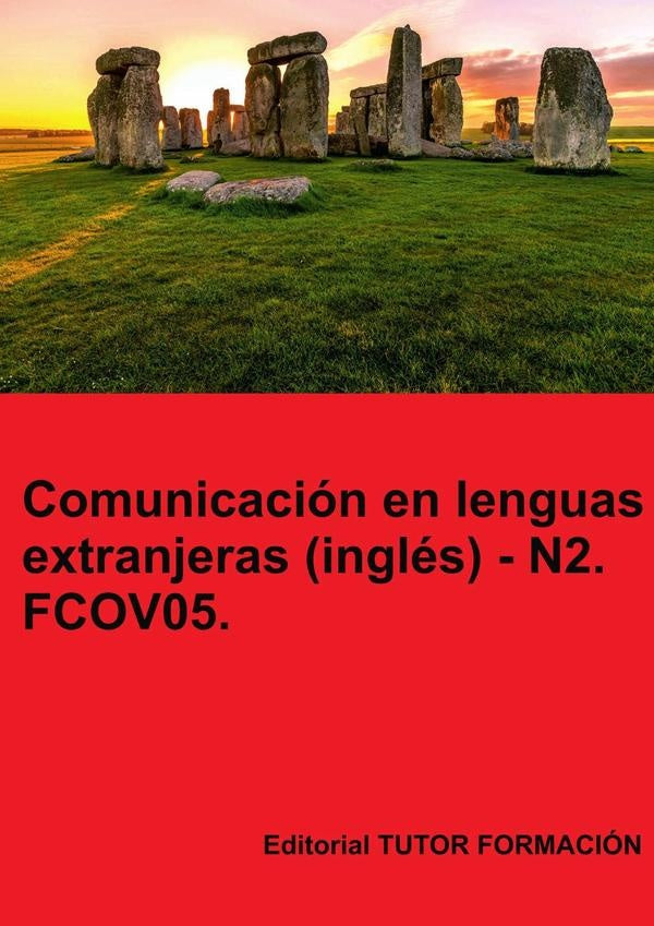 Comunicación en lenguas extranjeras (inglés)  N2. FCOV05. | Paula Pulido Méndez