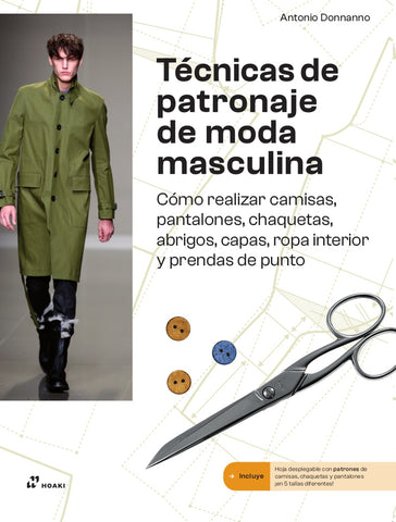 TÉCNICAS DE PATRONAJE DE MODA MASCULINA | Antonio Donnanno