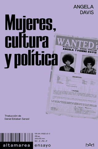 MUJERES, CULTURA Y POLÍTICA.. | Angela Davis